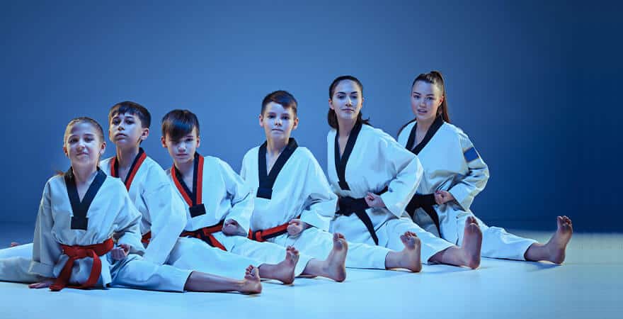 Martial Arts Lessons for Kids in Union NJ - Kids Group Splits