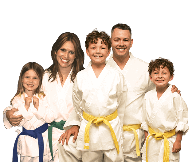 Martial Arts Lessons for Families in Union NJ - Group Family for Martial Arts Footer Banner