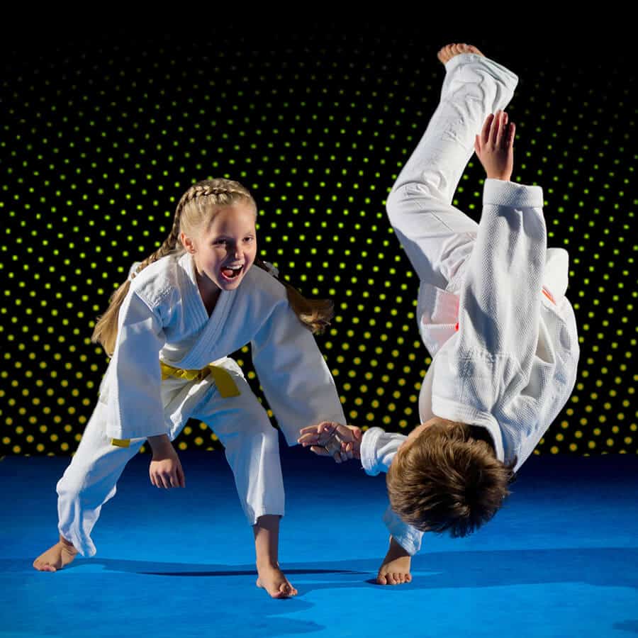 Martial Arts Lessons for Kids in Union NJ - Judo Toss Kids Girl